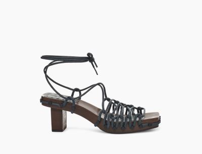 UGG Eckhaus Latta Lace On Lace High Heels for Womens - Black India